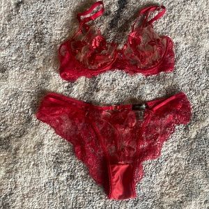 Honey Birdette Whitney Red Set